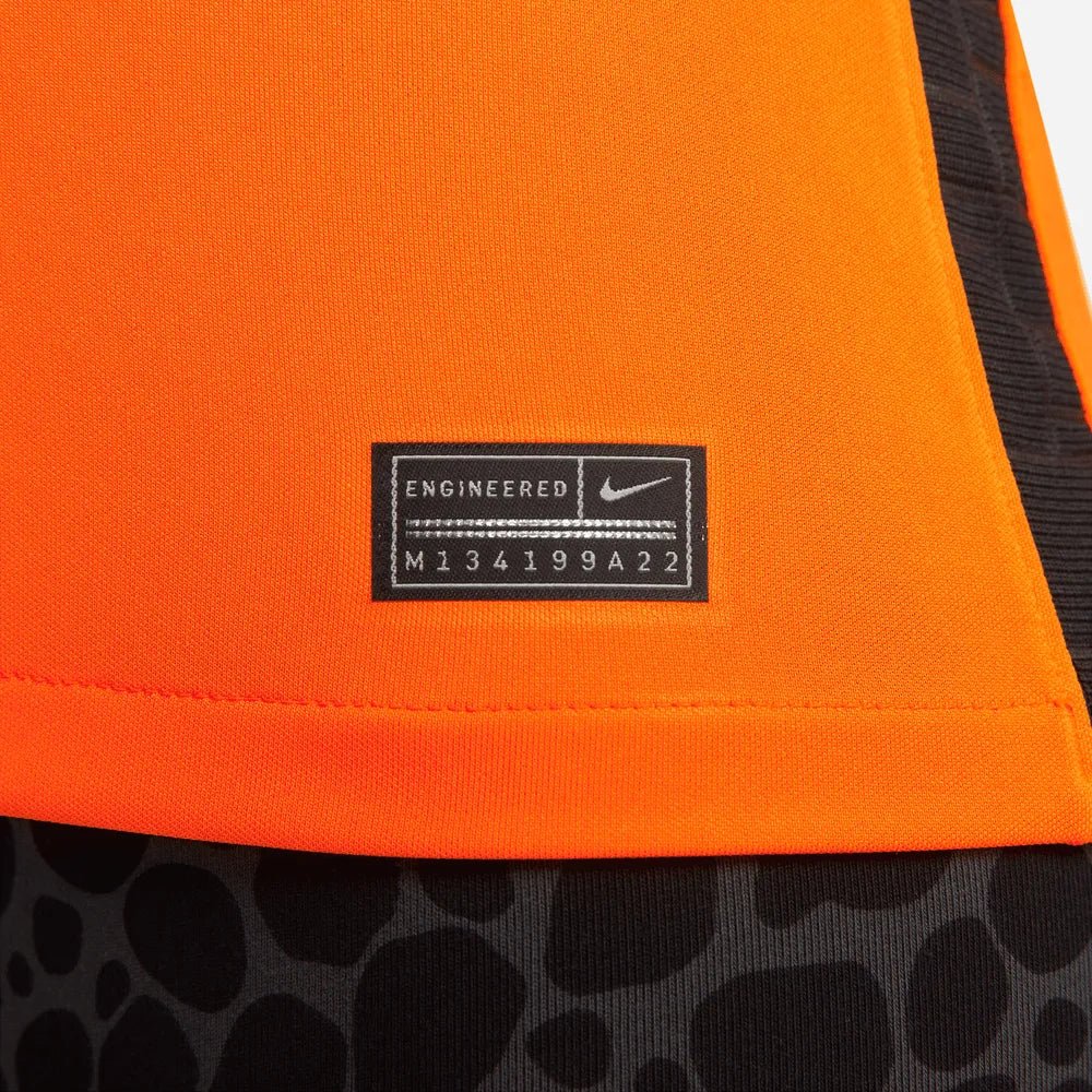 Nike - Netherlands Women's EC22 Home Soccer Jersey - Total Orange-Black