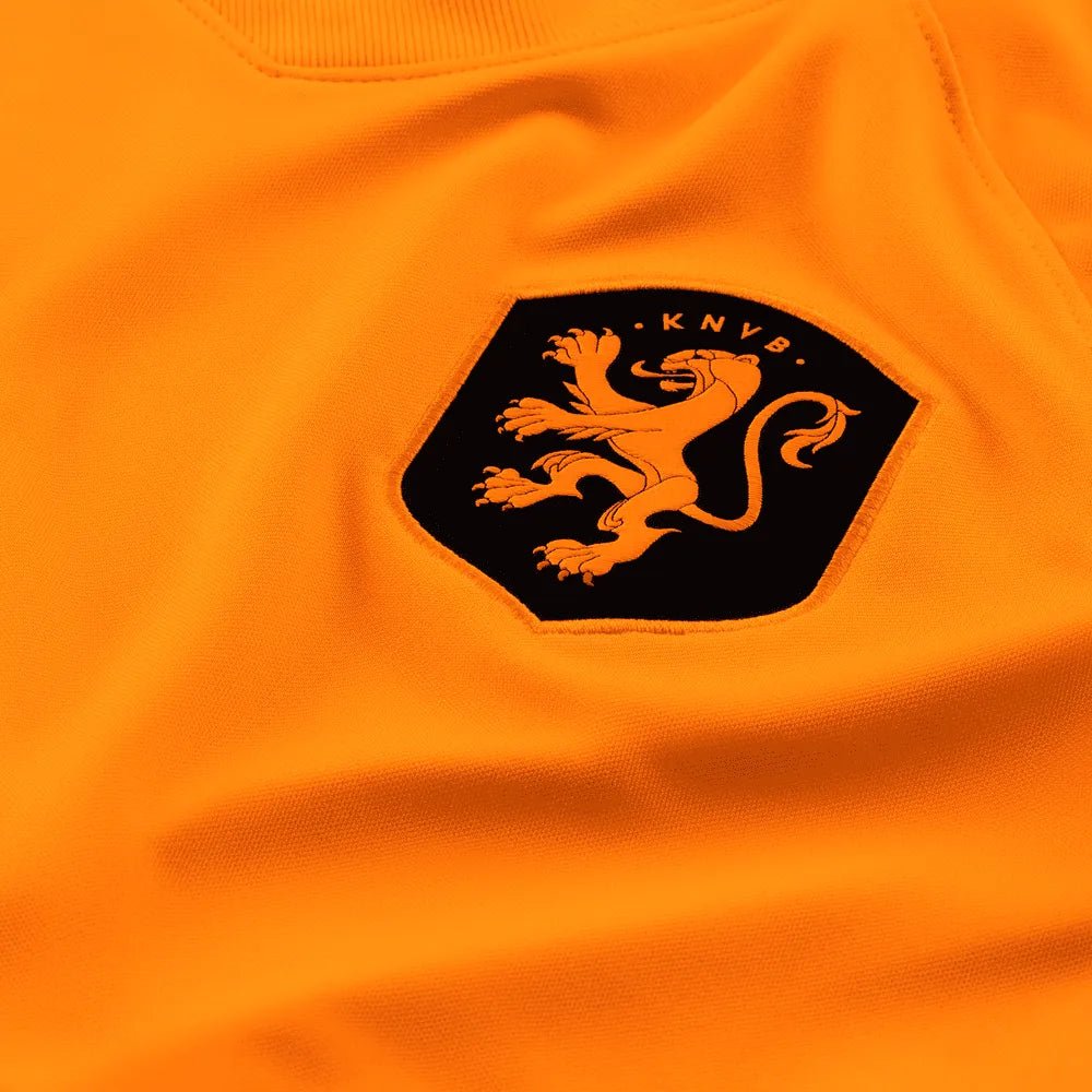 Nike - Netherlands Women's EC22 Home Soccer Jersey - Total Orange-Black