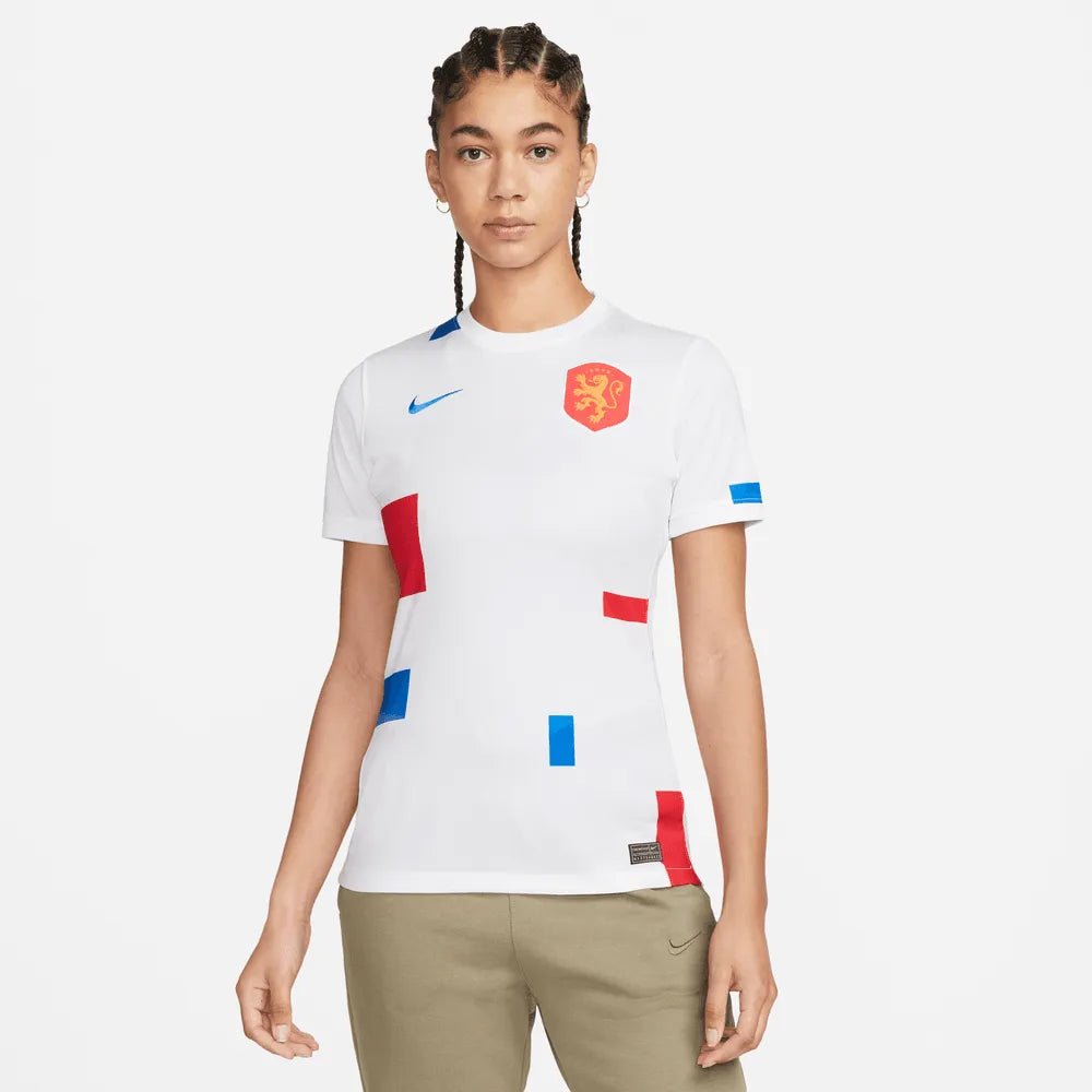 Nike - Netherlands Women's EC22 Away Soccer Jersey - White-Soar