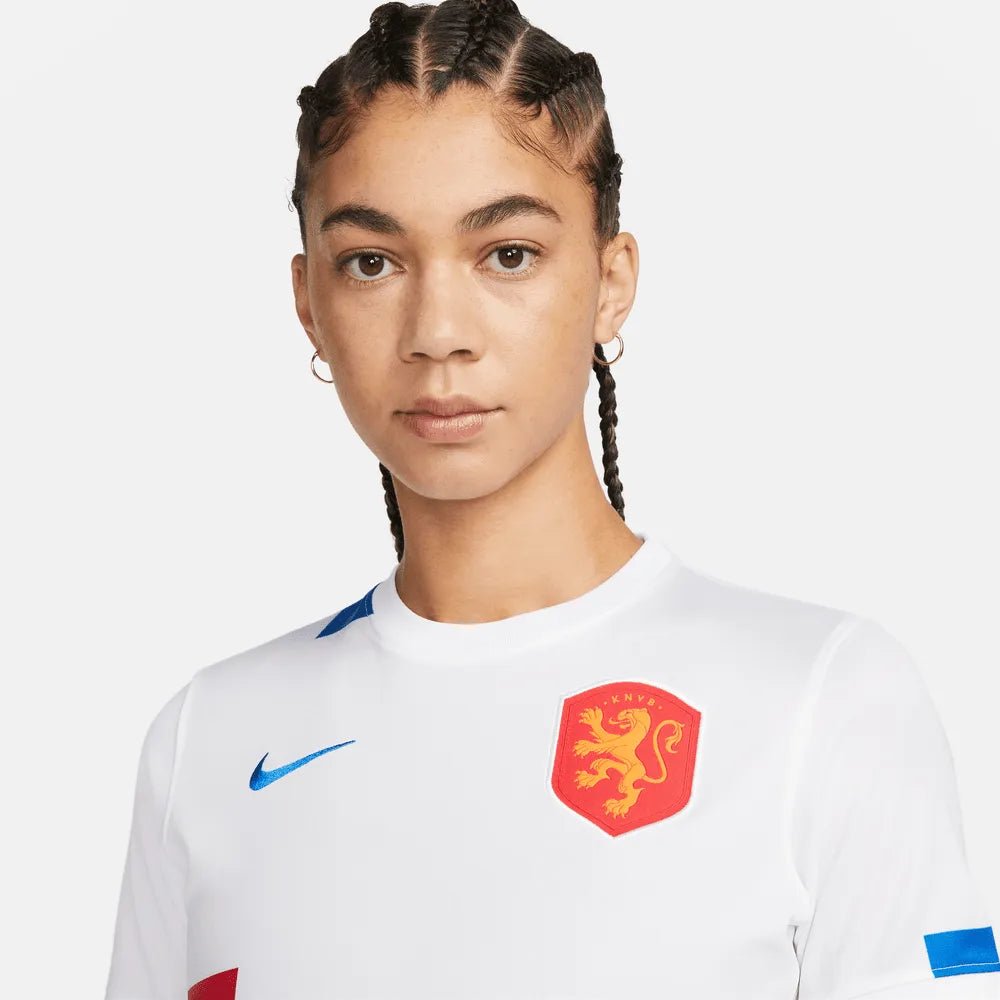 Nike - Netherlands Women's EC22 Away Soccer Jersey - White-Soar