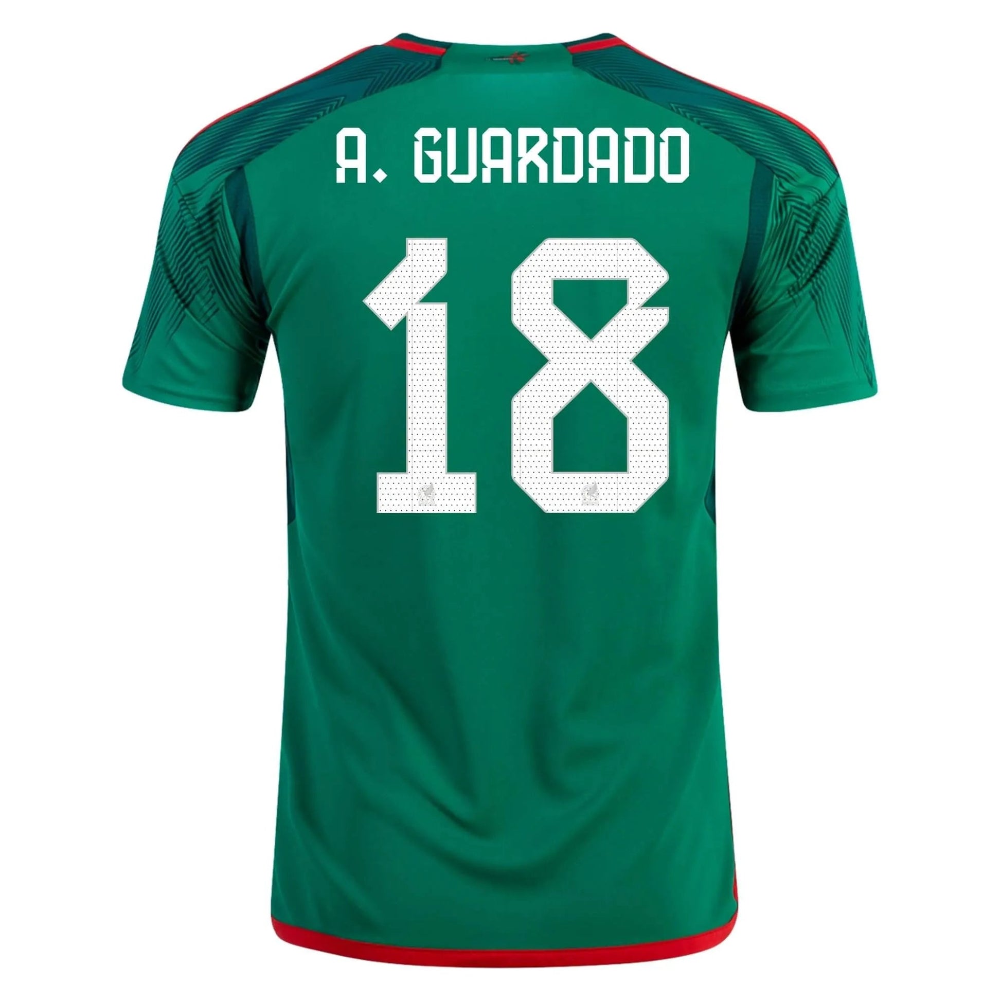 Adidas - 2022-23 Mexico Home Soccer Jersey - Green-Red