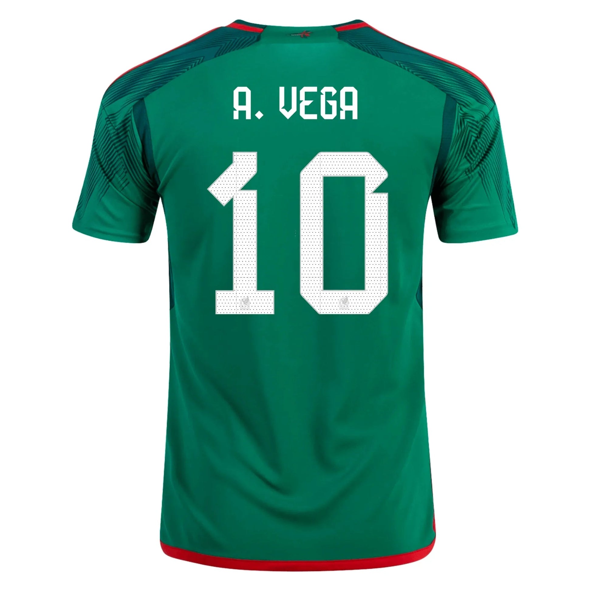 Adidas - 2022-23 Mexico Home Soccer Jersey - Green-Red