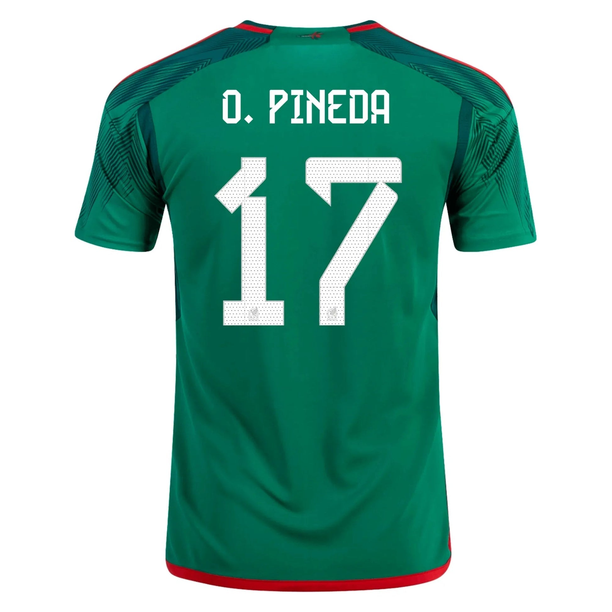 Adidas - 2022-23 Mexico Home Soccer Jersey - Green-Red