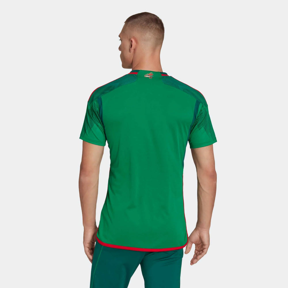 Adidas - 2022-23 Mexico Home Soccer Jersey - Green-Red