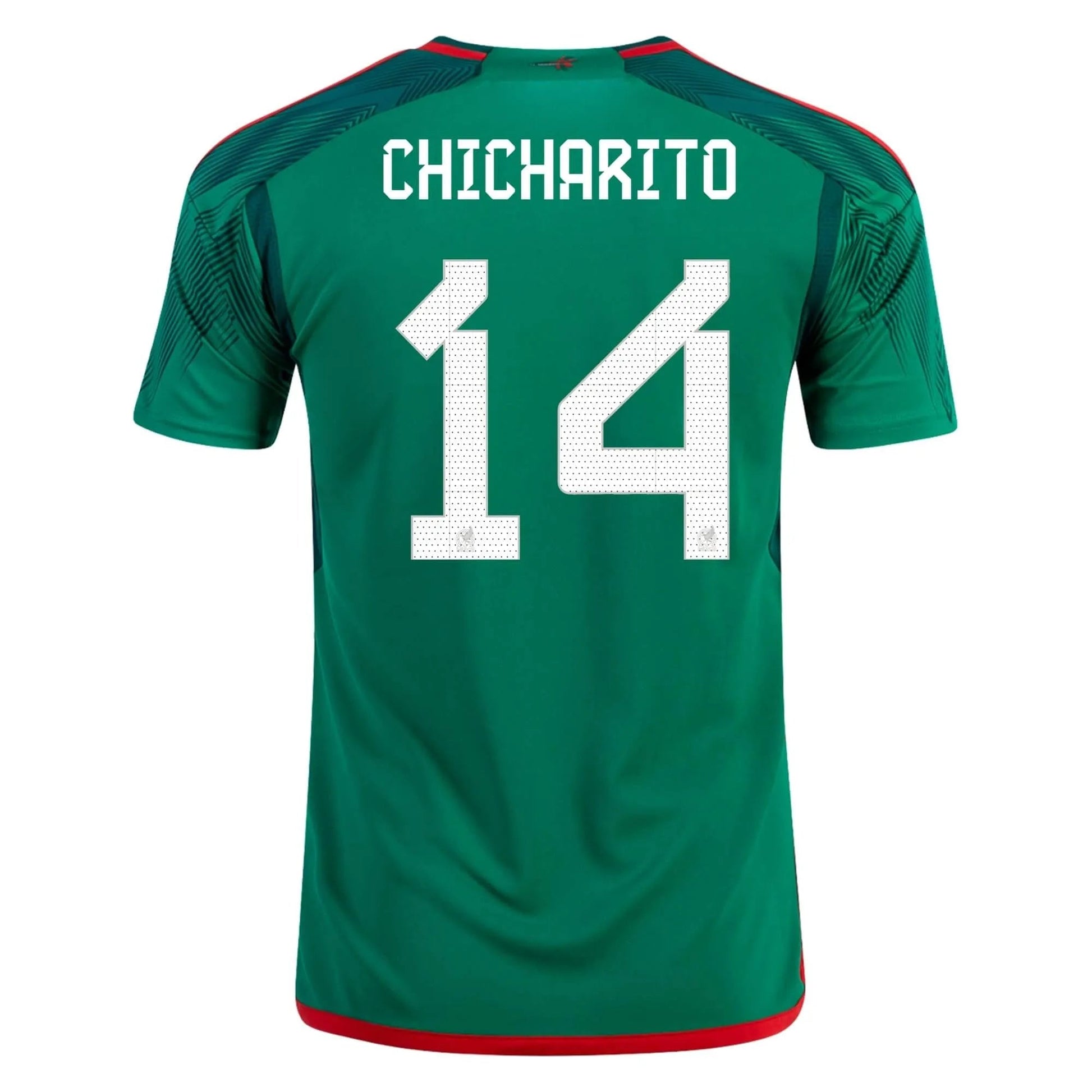 Adidas - 2022-23 Mexico Home Soccer Jersey - Green-Red