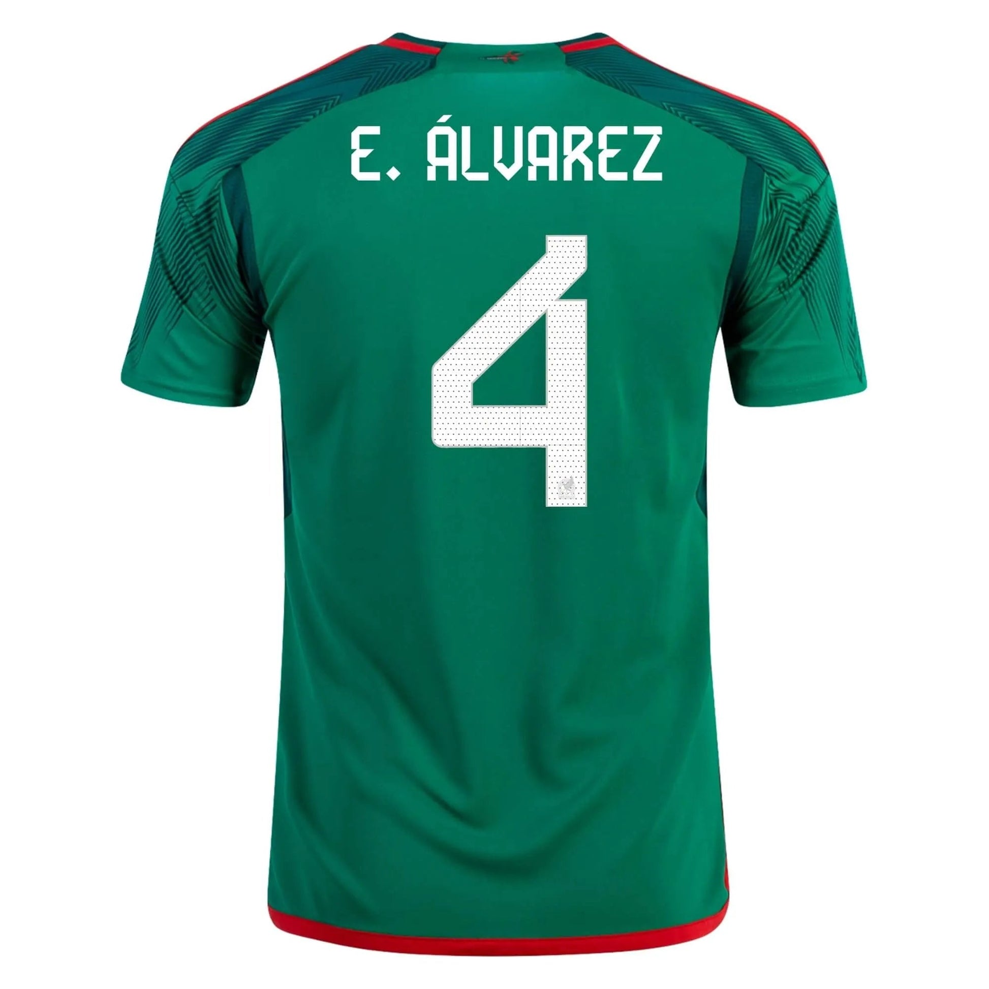 Adidas - 2022-23 Mexico Home Soccer Jersey - Green-Red