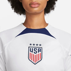 Nike - 2022-23 USA Women's Home 4 Star Soccer Jersey White-Hyper Blue