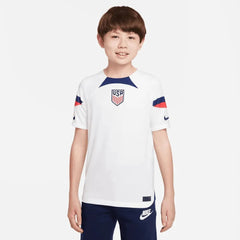 Nike - 2022-23 USA Home Youth Soccer Jersey White-Loyal Blue
