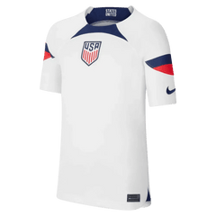 Nike - 2022-23 USA Home Youth Soccer Jersey White-Loyal Blue