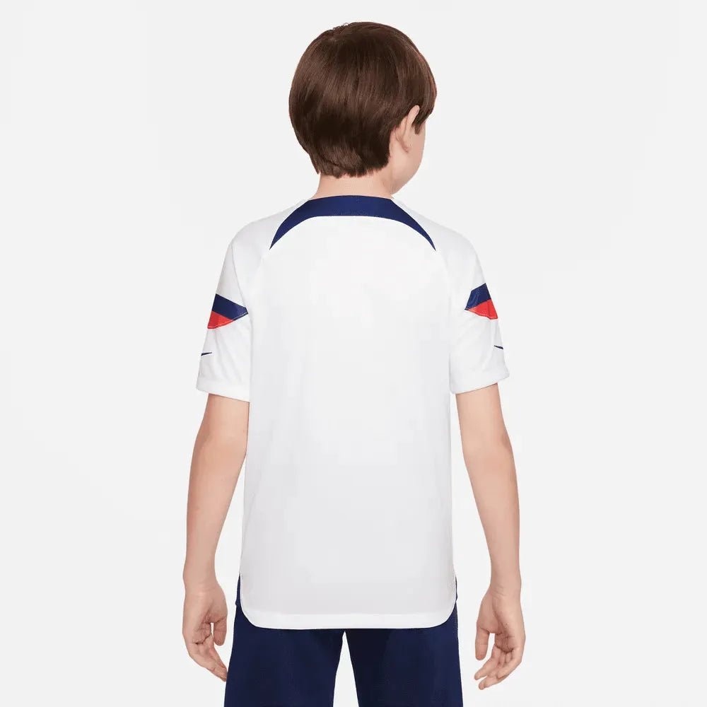 Nike - 2022-23 USA Home Youth Soccer Jersey White-Loyal Blue