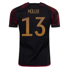 Adidas - 2022-23 Germany Away Soccer Jersey Black
