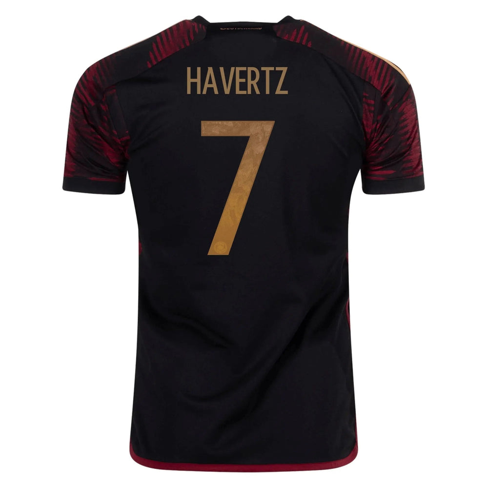 Adidas - 2022-23 Germany Away Soccer Jersey Black