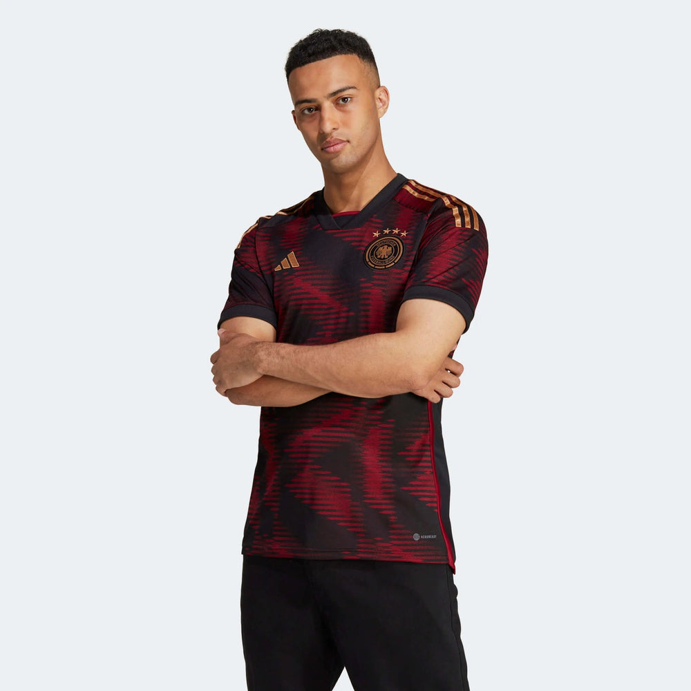 Adidas - 2022-23 Germany Away Soccer Jersey Black