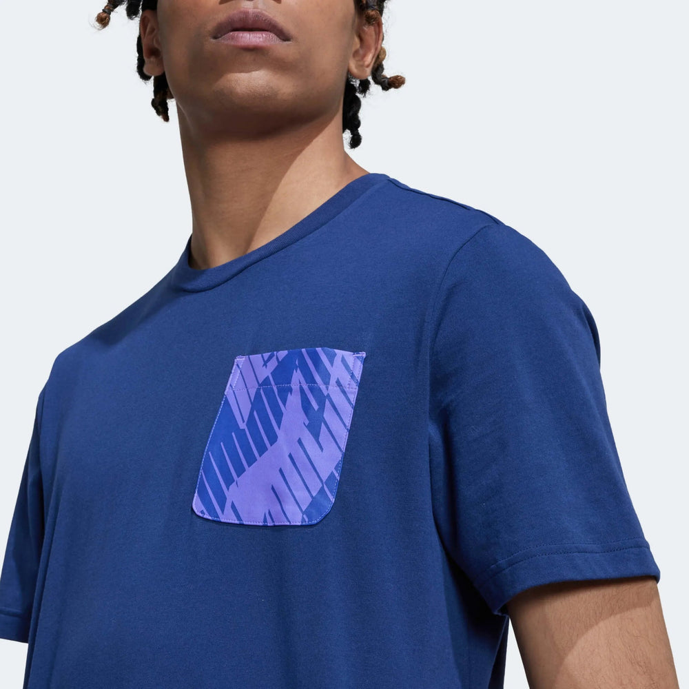 Adidas - 2022-23 Argentina Graphic Tee Night Indigo
