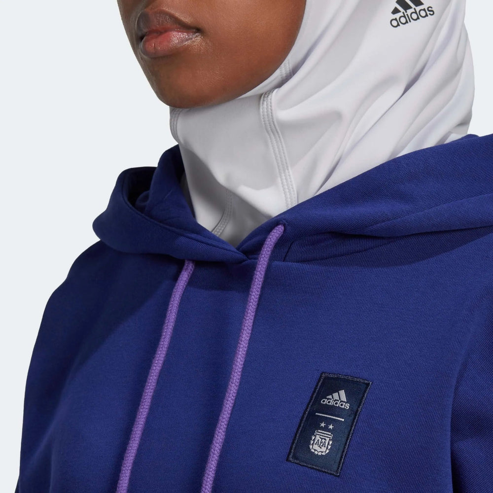 Adidas - 2022-23 Argentina Women's 3 Stripe Hoody Legacy Indigo