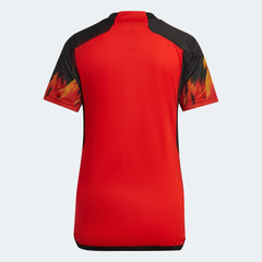 Adidas - 2022-23 Belgium Women's Home Soccer Jersey - Red-Black