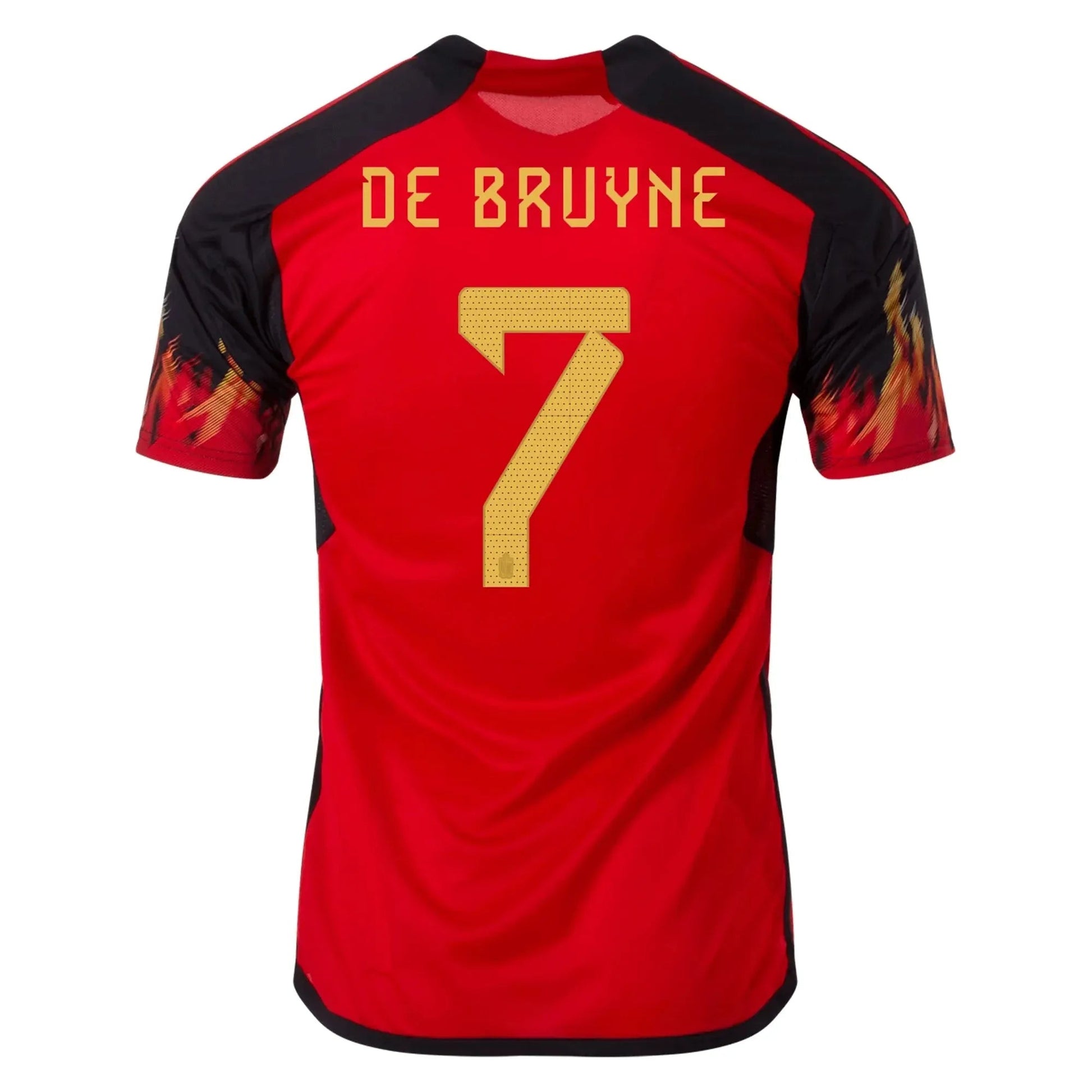 Adidas - 2022-23 Belgium Women's Home Soccer Jersey - Red-Black