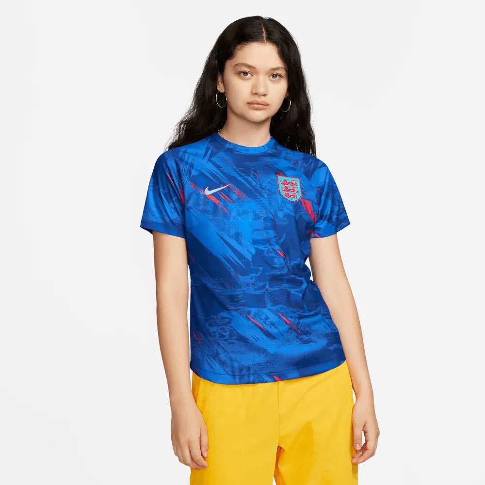 Nike - 2022-23 England Women's Training Pre-Match Soccer Jersey - Blue