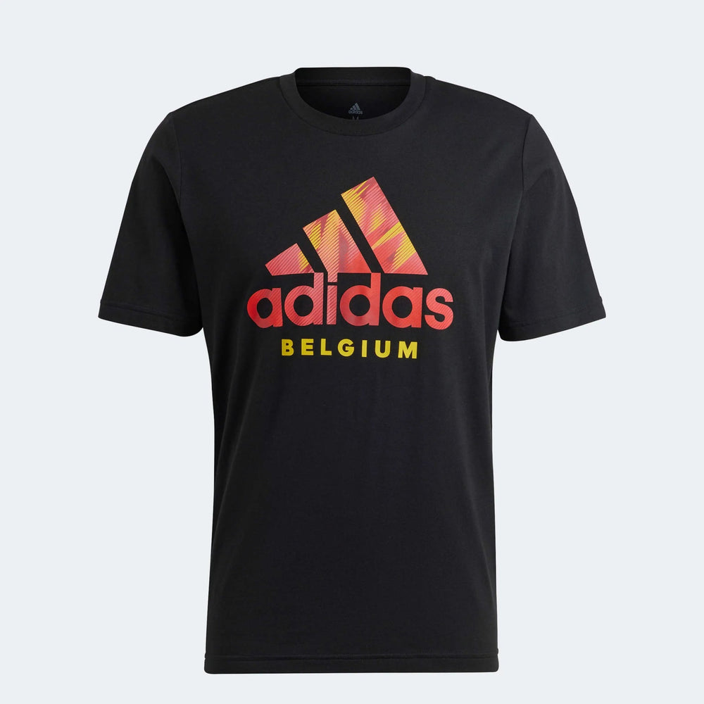 Adidas - 2022-23 Belgium DNA Graphic Tee - Black