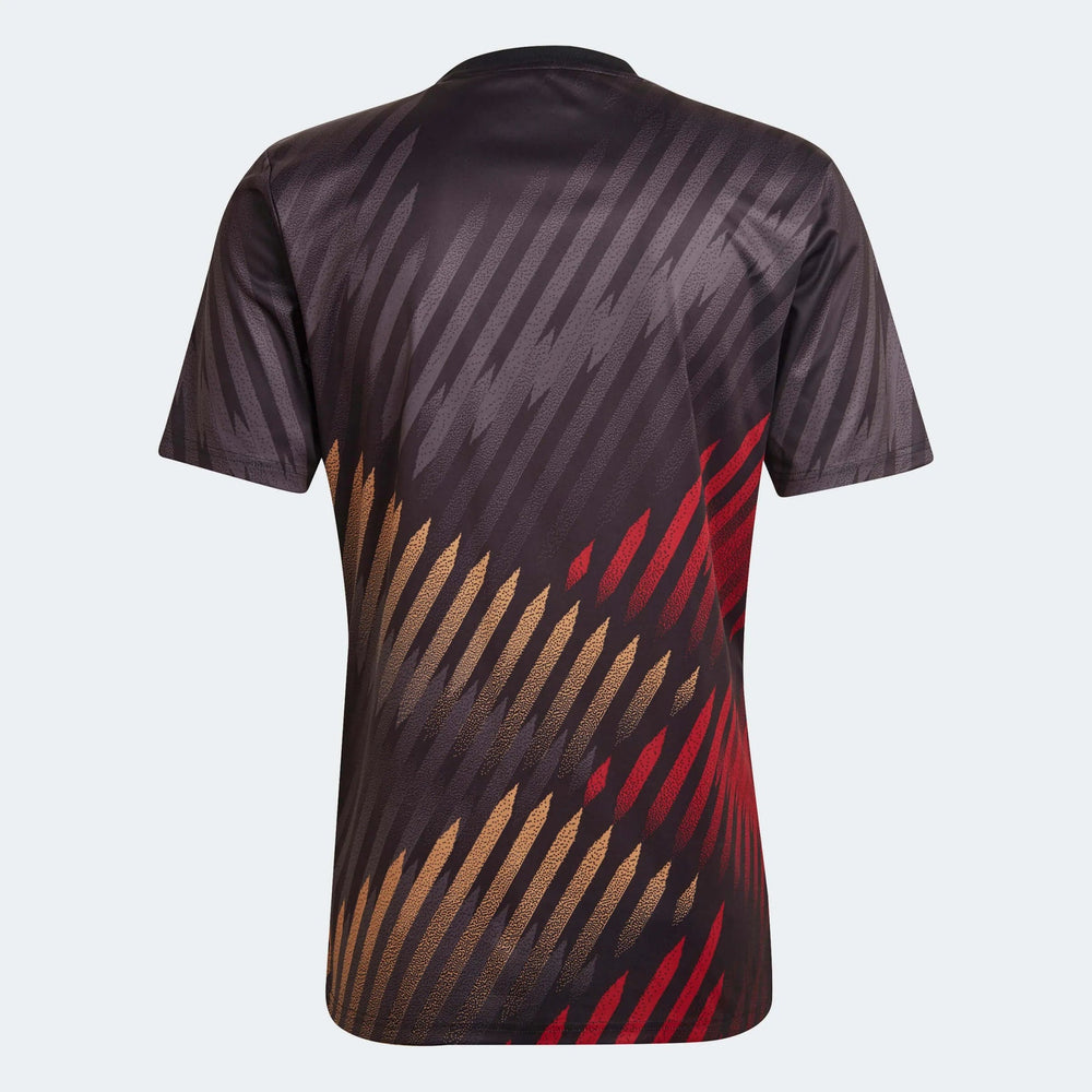 Adidas - 2022-23 Germany Pre-Match Soccer Jersey - Black-Grey-Red