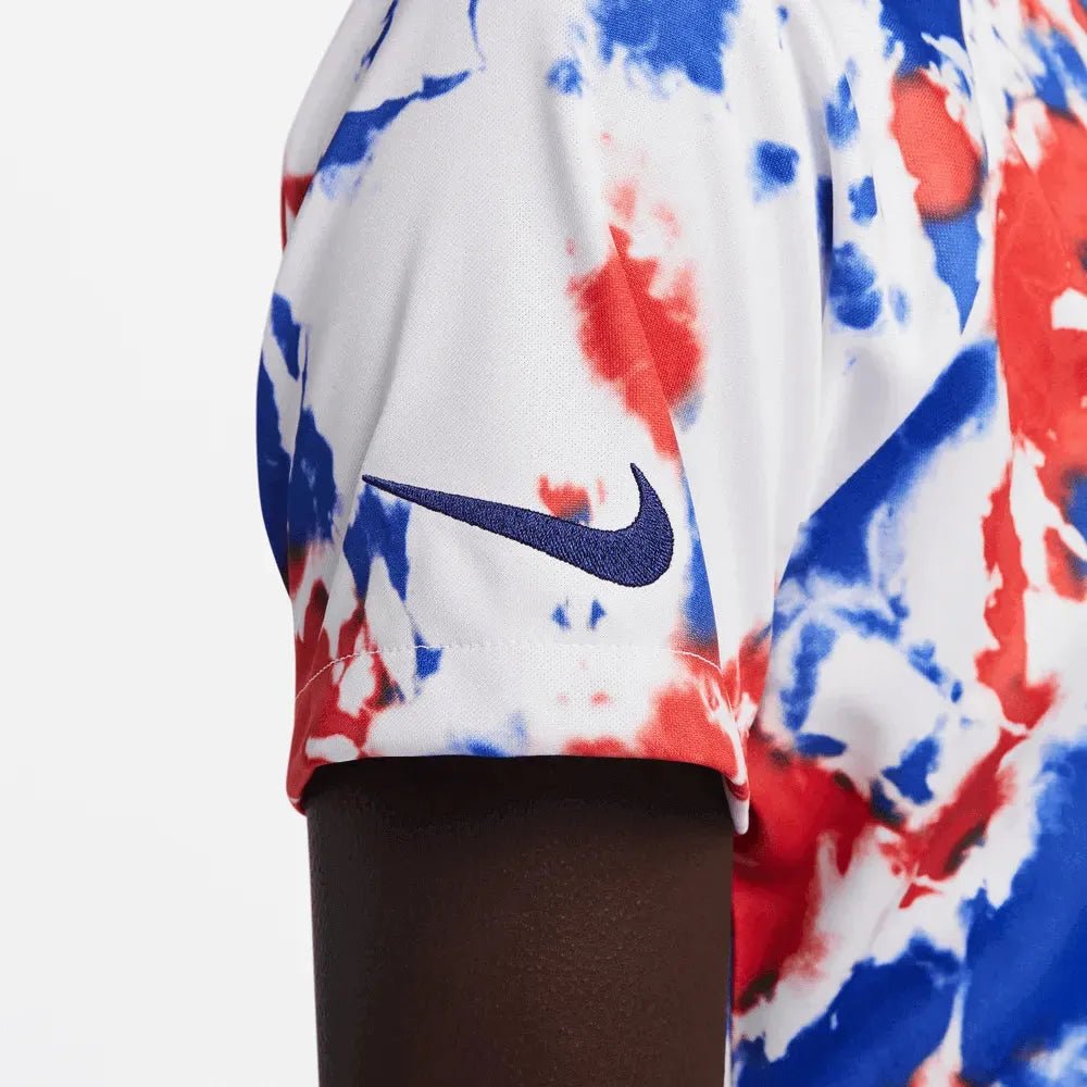 Nike - 2022-23 USA Women's Pre-Match Soccer Jersey - White-Blue-Red