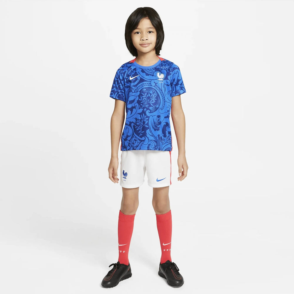 Nike - 2022 France Kids' Mini Kit - Blue-White