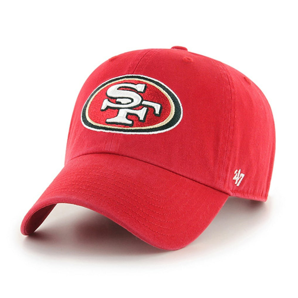 San Francisco 49ers '47 Brand Cleanup Adjustable Hat - Scarlet - 47 brand