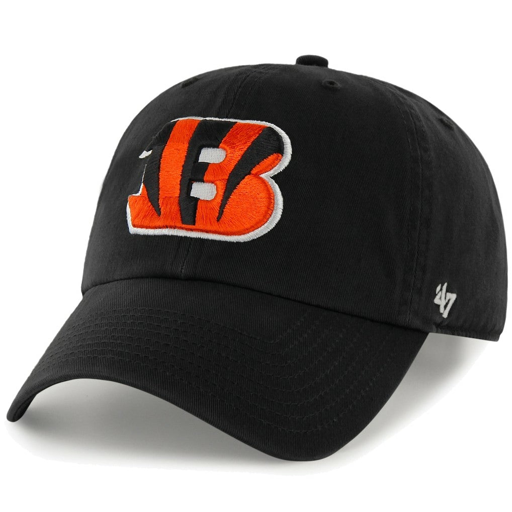 Cincinnati Bengals '47 Brand Cleanup Adjustable Hat - Black - 47 brand