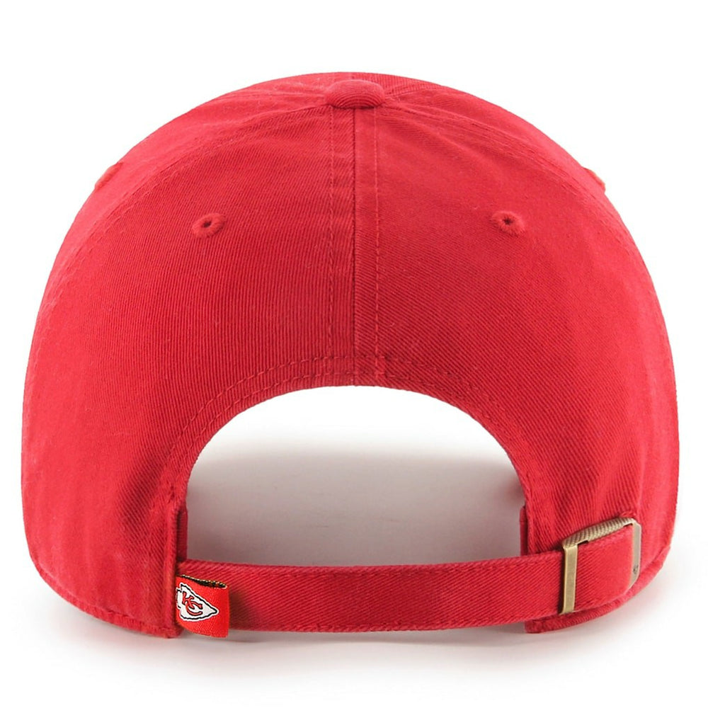47 Brand Kansas City Chiefs Clean Up Adjustable Hat - Red - 47 brand
