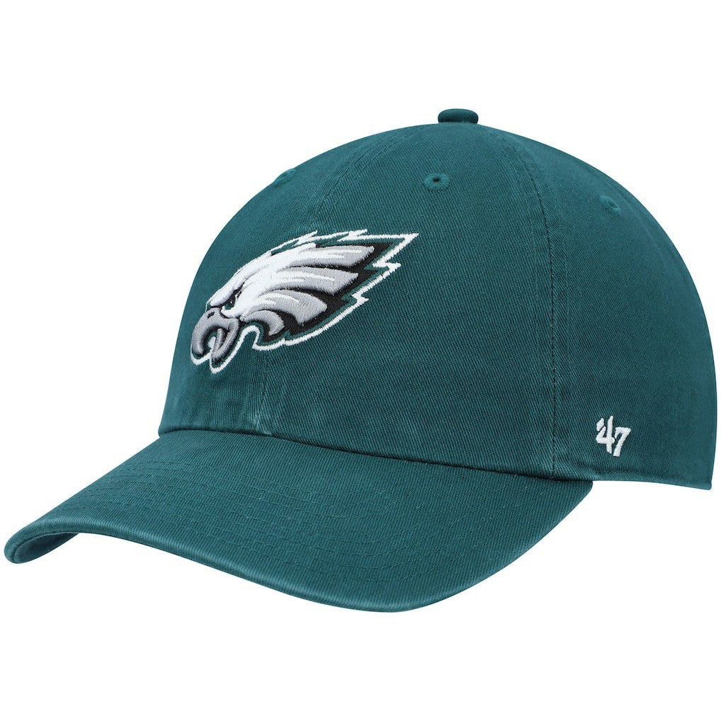 Philadelphia Eagles '47 Brand Cleanup Adjustable Hat - Midnight Green - 47 brand