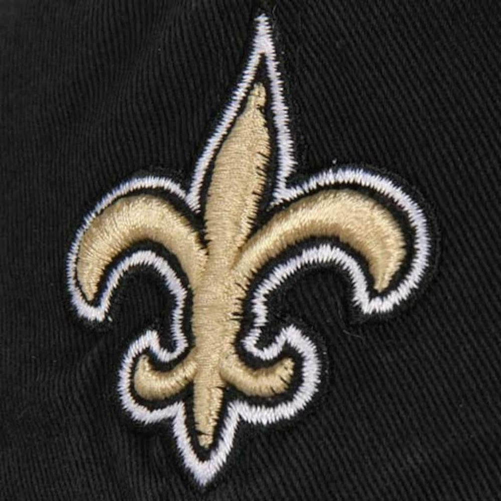 New Orleans Saints '47 Brand Cleanup Adjustable Hat - Black - 47 brand