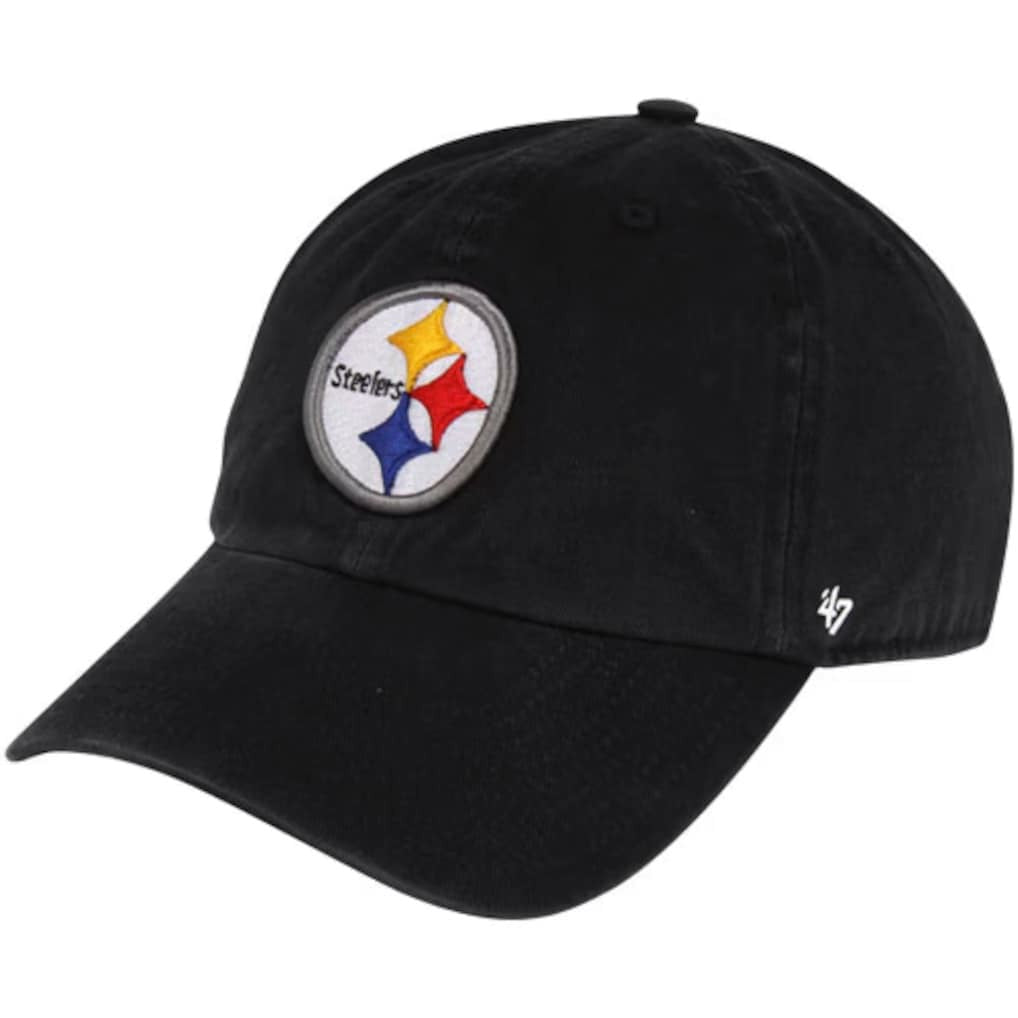 Pittsburgh Steelers '47 Brand Cleanup Adjustable Hat - Black - 47 brand
