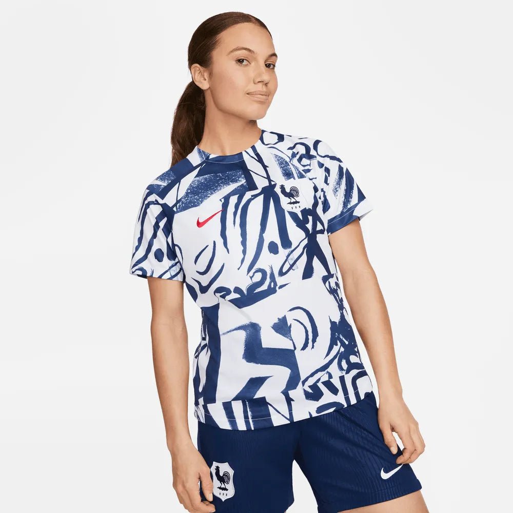 Nike - 2023 France Womens Pre-Match Soccer Jersey