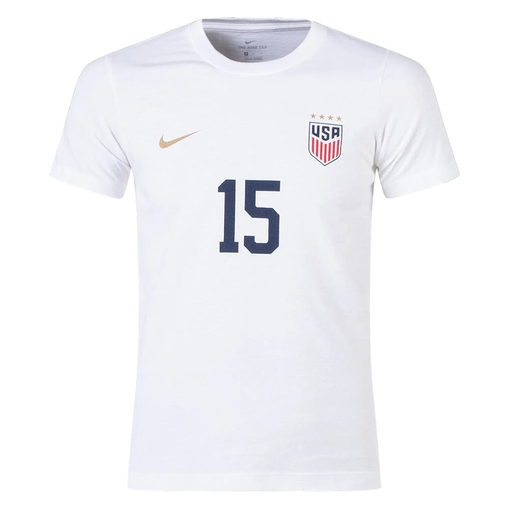 Nike - 2023-24 USA Youth 4-Star Rapinoe 15 Tee