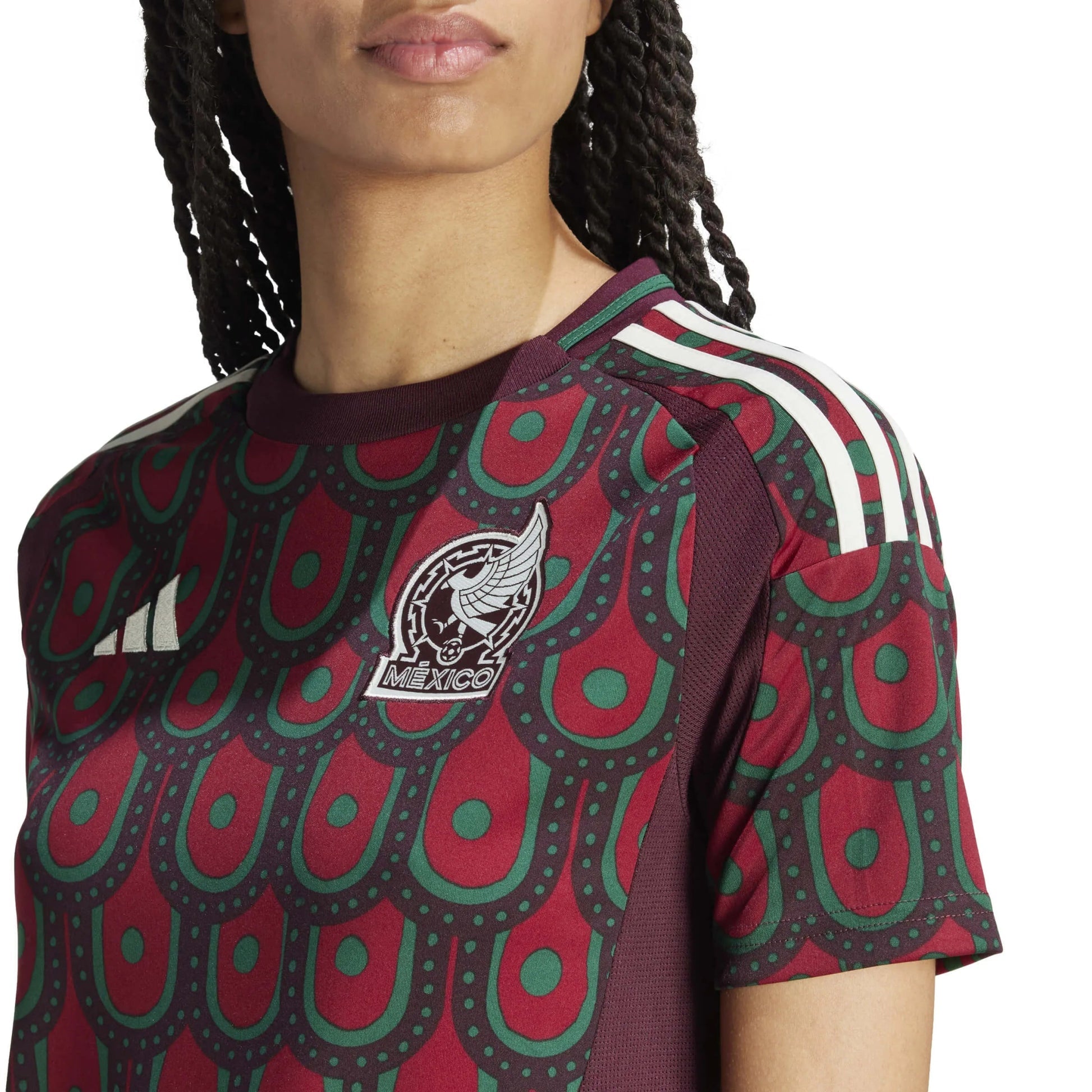 Adidas - 2024-25 Mexico Women's Stadium Home Soccer Jersey