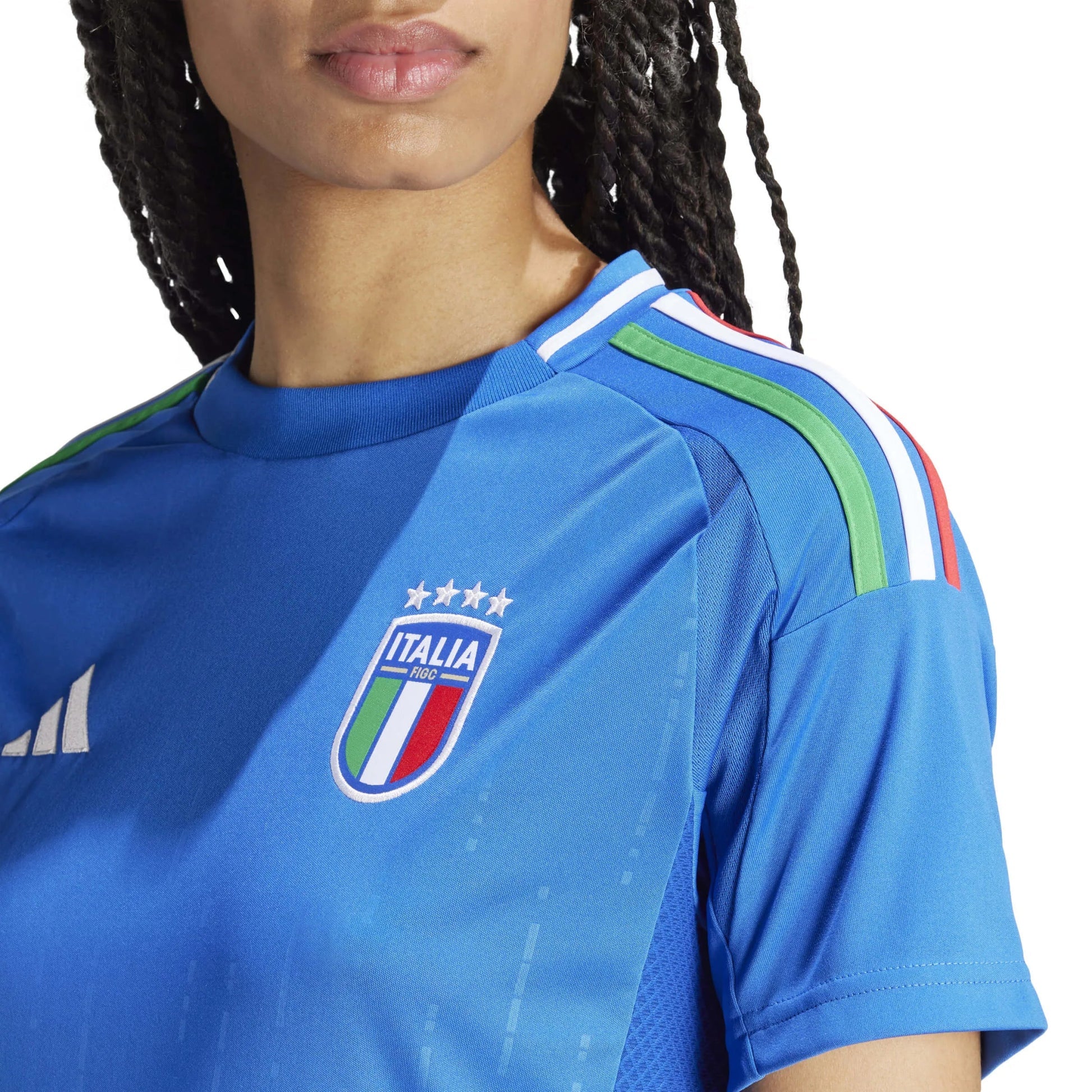 Adidas - 2024-25 Italy Women's Stadium Home Soccer Jersey