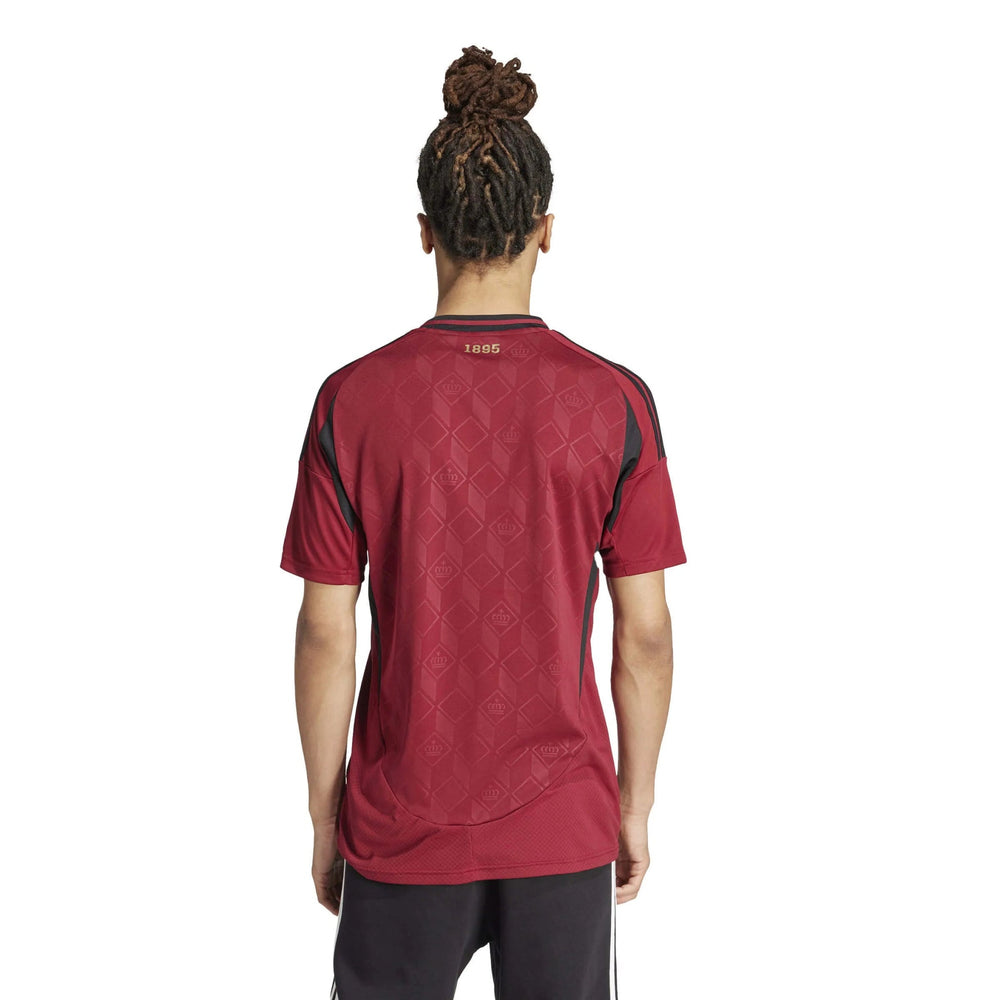 Adidas - 2024-25 Belgium Men's Stadium Home Soccer Jersey