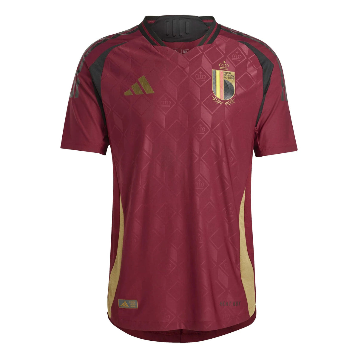 Adidas - 2024-25 Belgium Men's Authentic Home Soccer Jersey