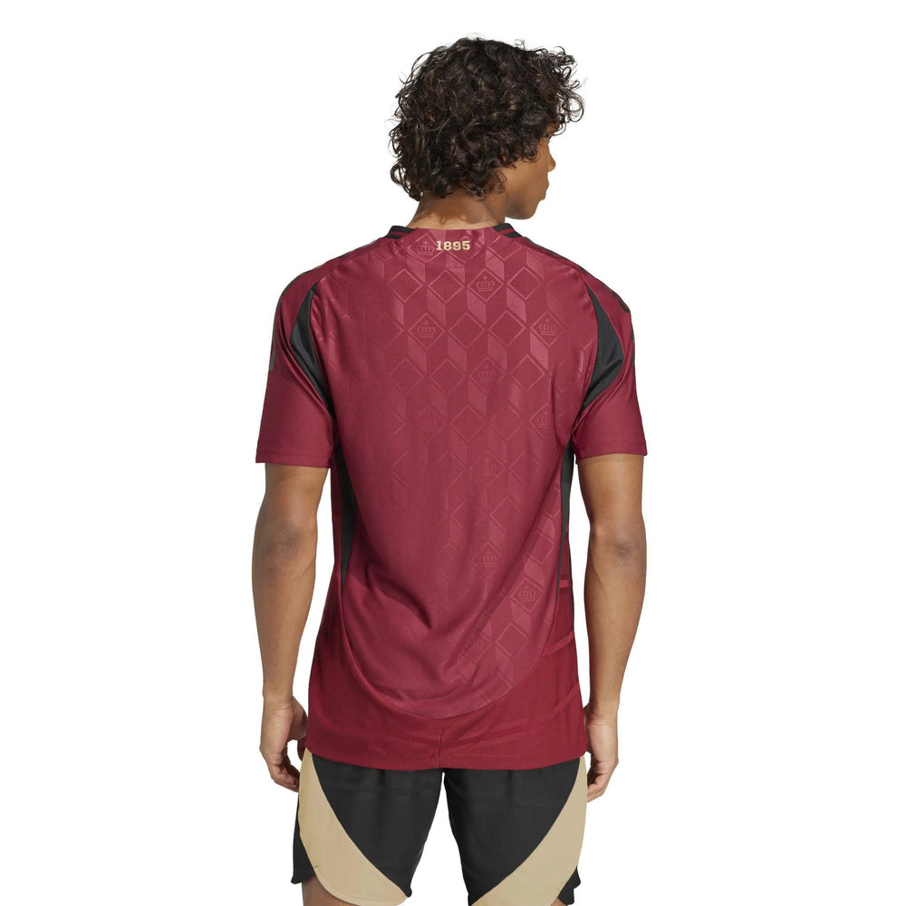 Adidas - 2024-25 Belgium Men's Authentic Home Soccer Jersey