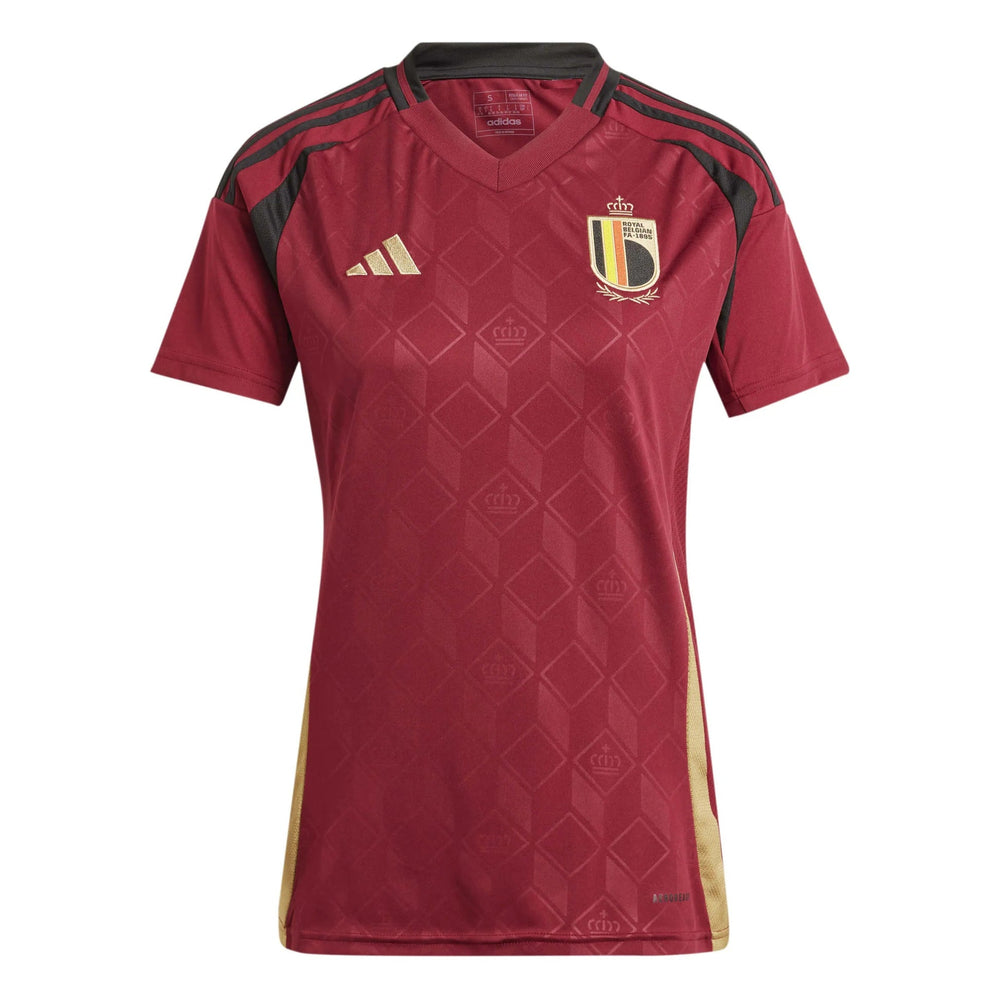 Adidas - 2024-25 Belgium Women's Stadium Home Soccer Jersey