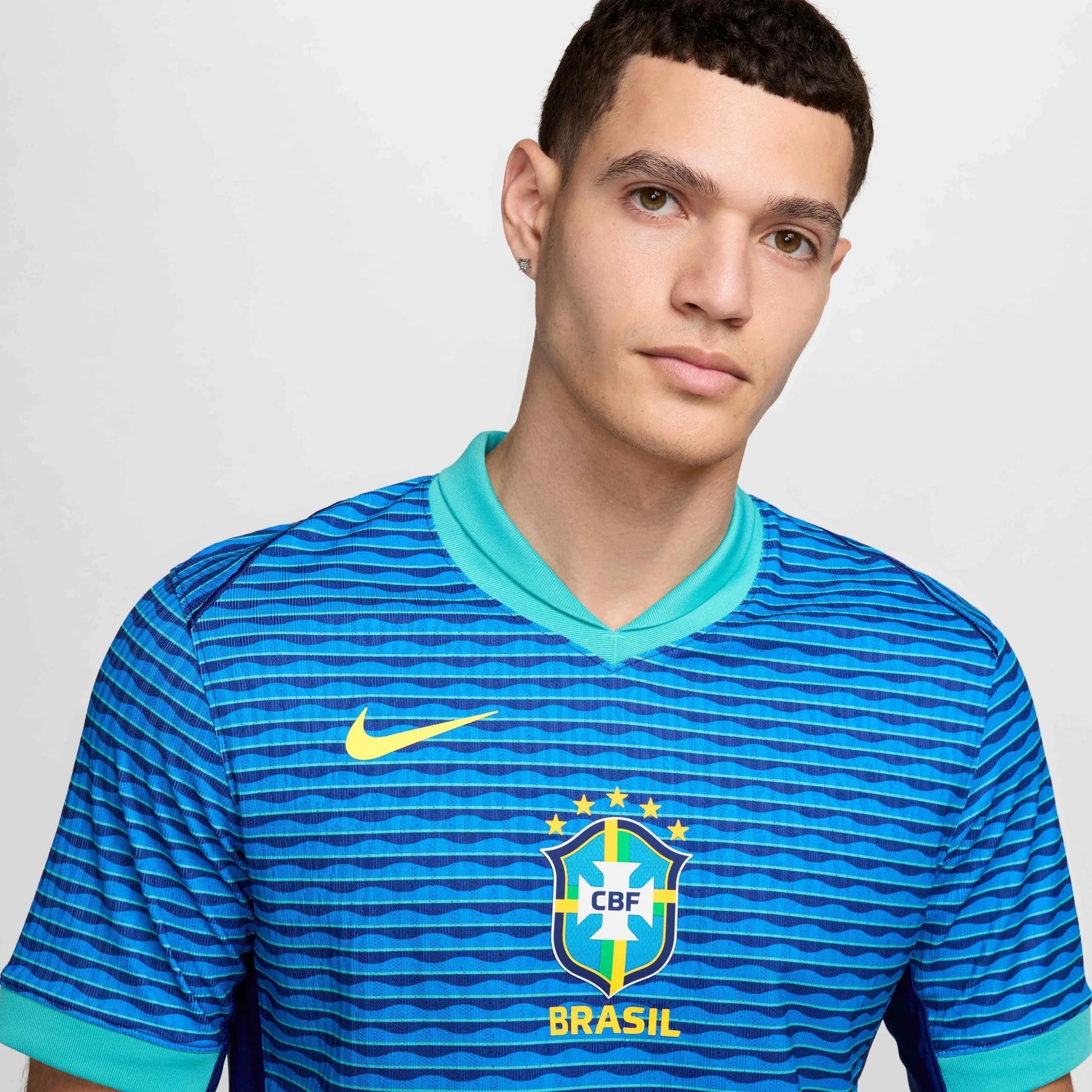 Nike - 2024-25 Brazil Men's Authentic Away Soccer Jersey