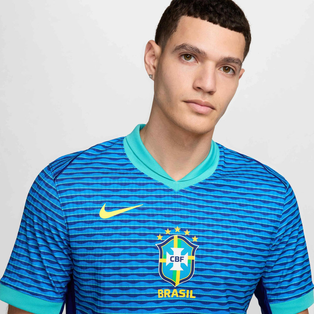 Nike - 2024-25 Brazil Men's Authentic Away Soccer Jersey