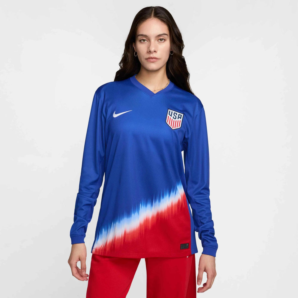 Nike - 2024-25 USA Men's Stadium Away Long-Sleeve Soccer Jersey