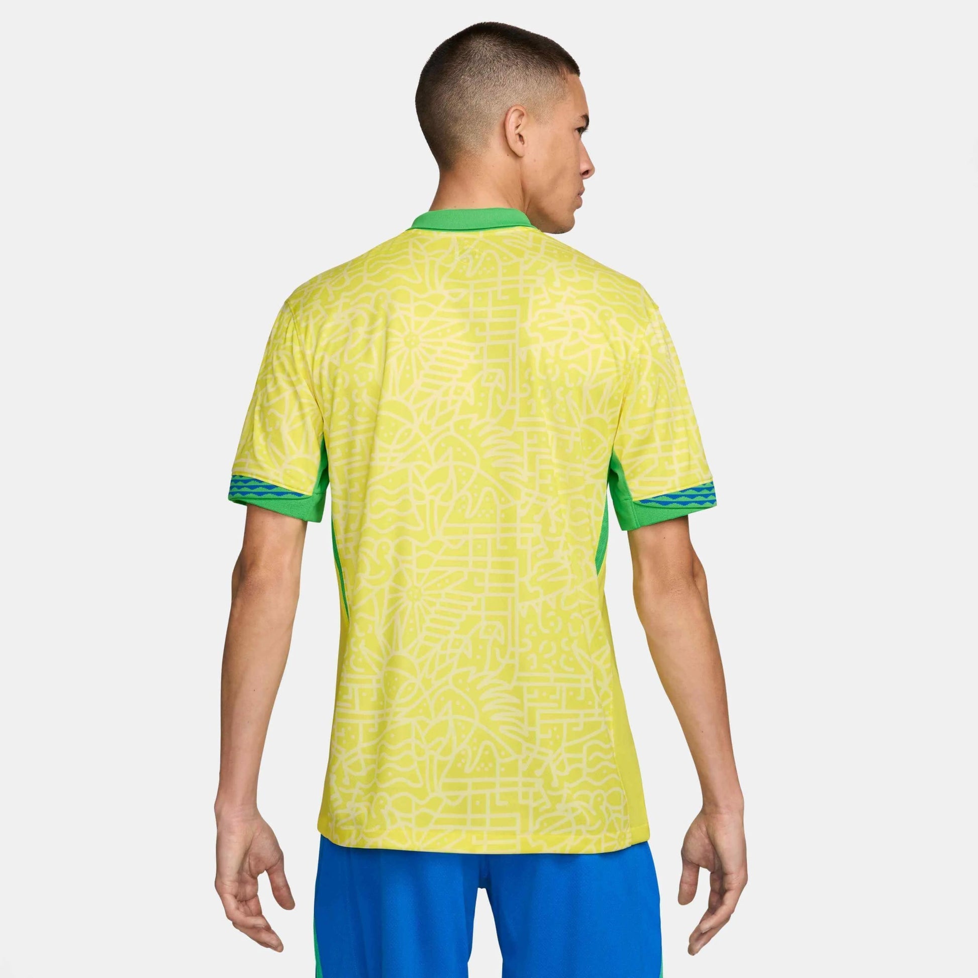 Nike - 2024-25 Brazil Men's Stadium Home Soccer Jersey