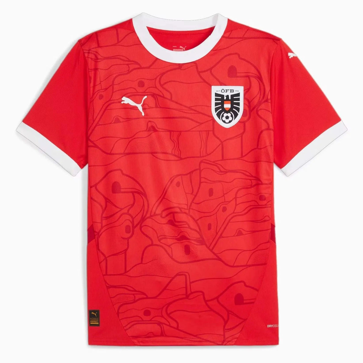 Puma - 2024-25 Austria Men's Stadium Home Soccer Jersey