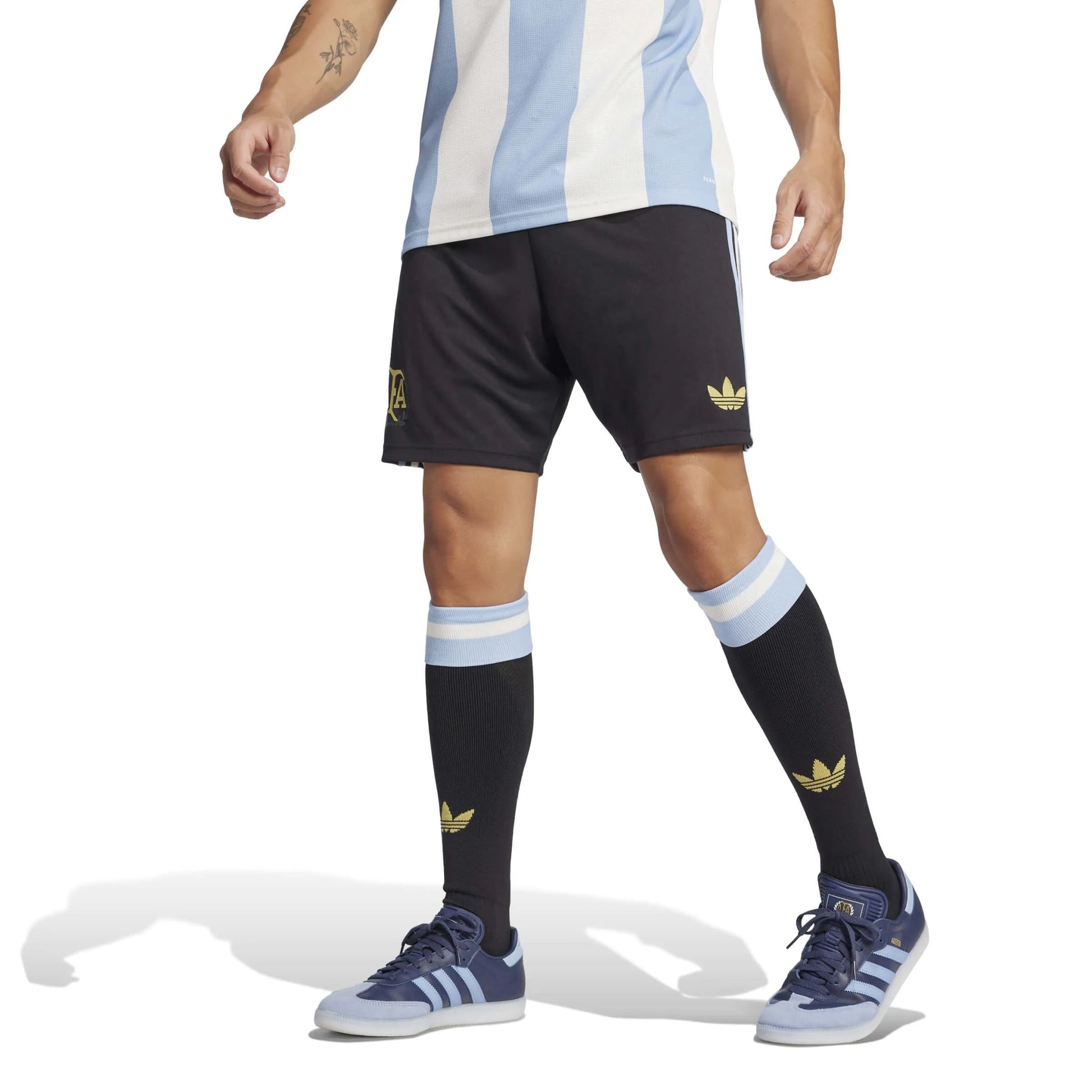 Adidas - 2025 Argentina Men's 50th Anniversary Soccer Shorts