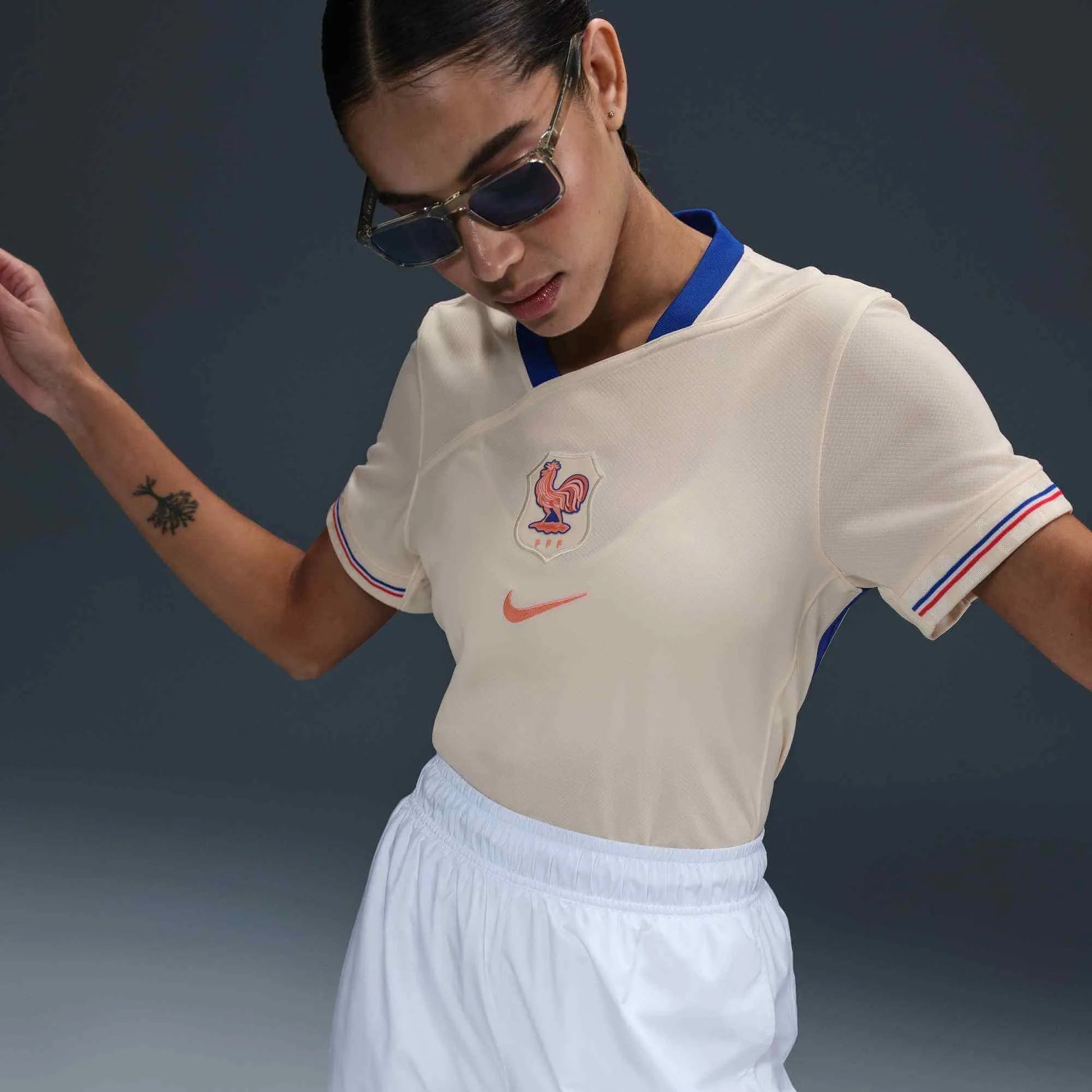 Nike - 2025 France Women's Stadium Away Soccer Jersey
