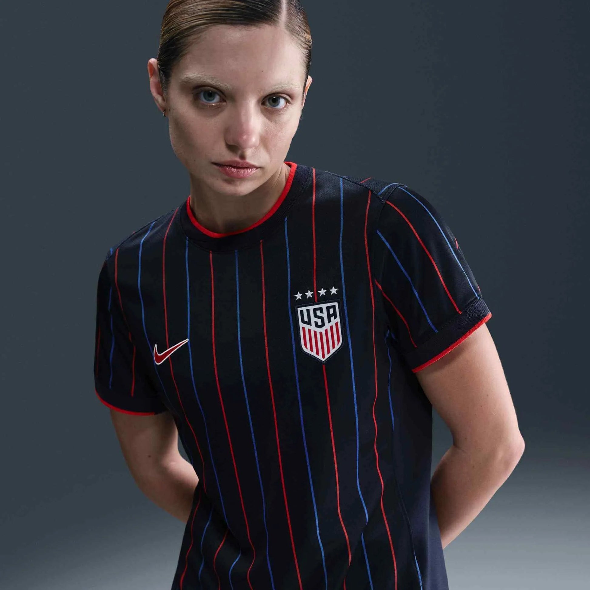Nike - 2025 USA Women's 4-Star Stadium Away Soccer Jersey
