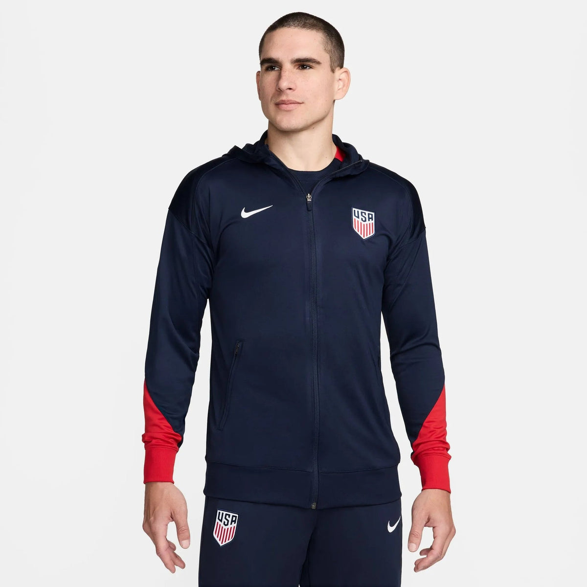 Nike - 2024-25 USA Men's Strike Hoodie Track Jacket