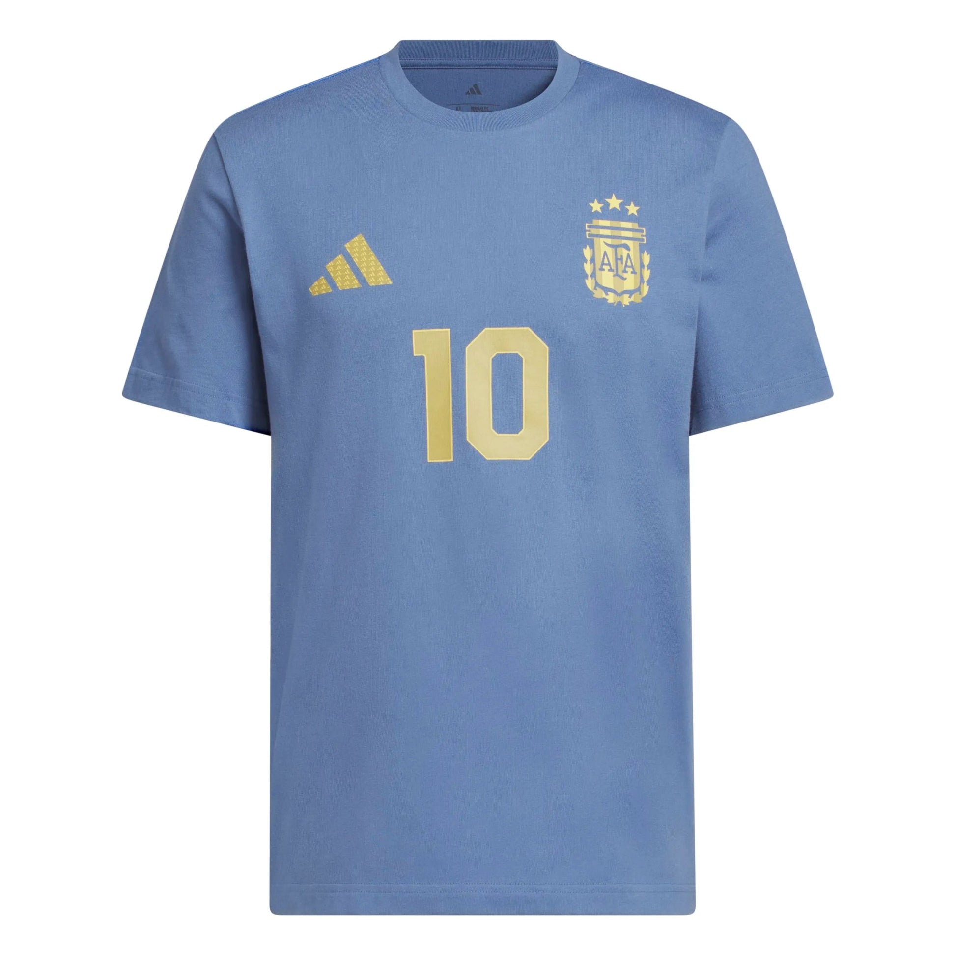 Adidas - 2026 Argentina Men's Messi Name And Number Tee